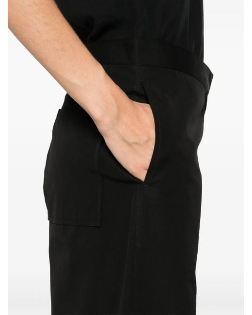 Totême  Black Organic Cotton Trousers