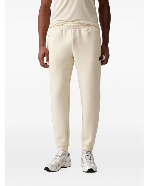 EA7 Natural Logo-Patch Tracksuit for men