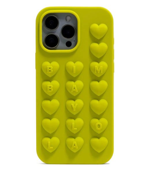 Bimba Y Lola Yellow Heart-Detail Phone Case