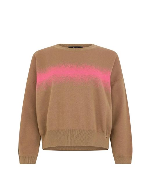Herno Pink Crew-Neck Sweater