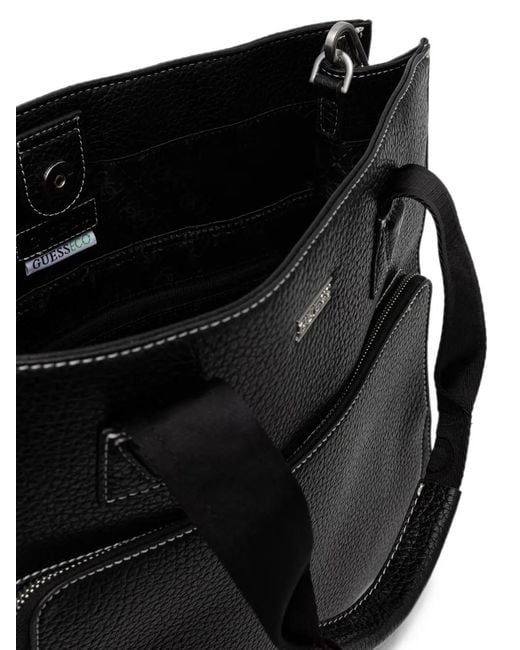 Guess Black Boston Tote Bag for men