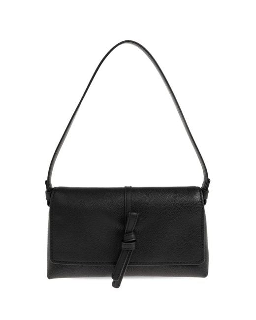Kate Spade Black Small Loop Knotted Shoulder Bag
