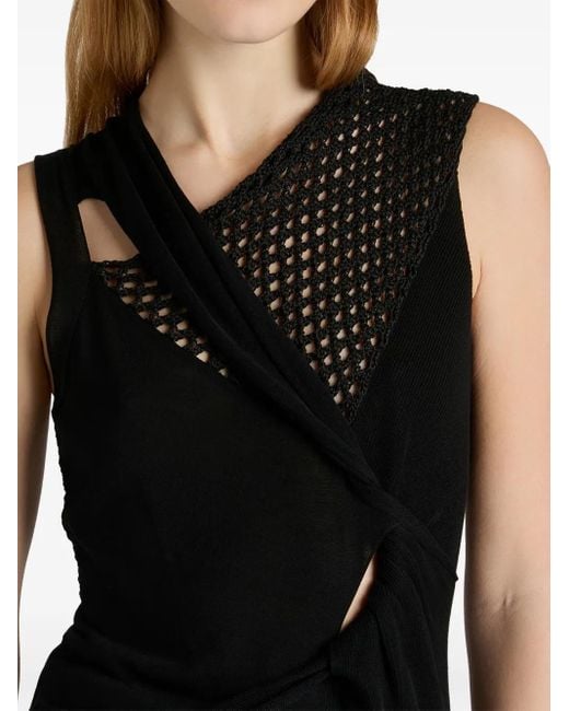 Ports 1961 Black Layered-Design Top