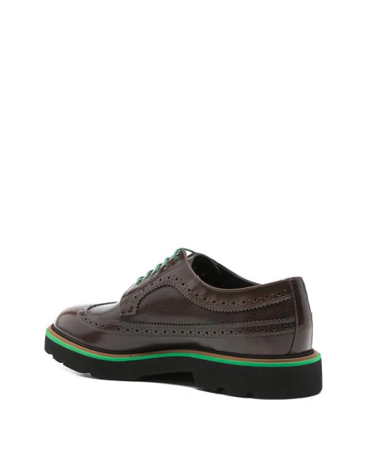 Paul Smith Brown Leather Brogue Derby Shoes for men