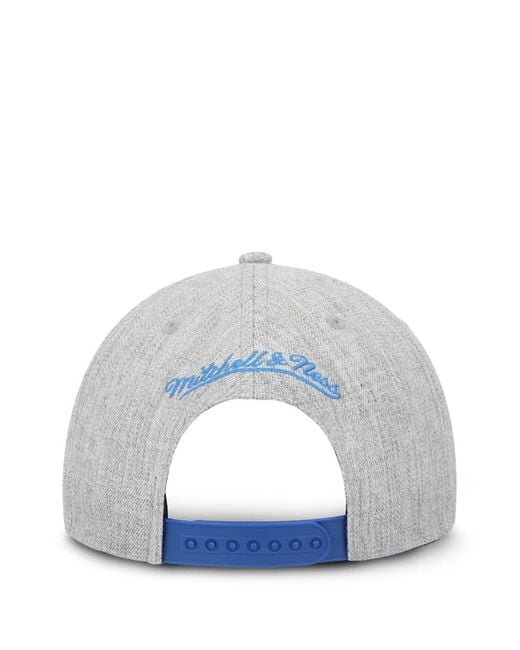 Mitchell & Ness Gray Nba Team Heather 2.0 Snapback Cap for men