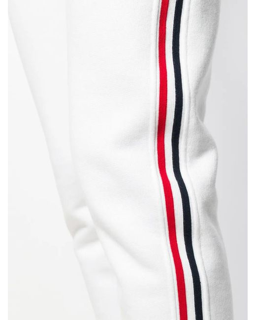 Thom Browne White Rwb-Stripe Track Pants