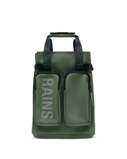 Rains Green Texel W3 Backpack for men