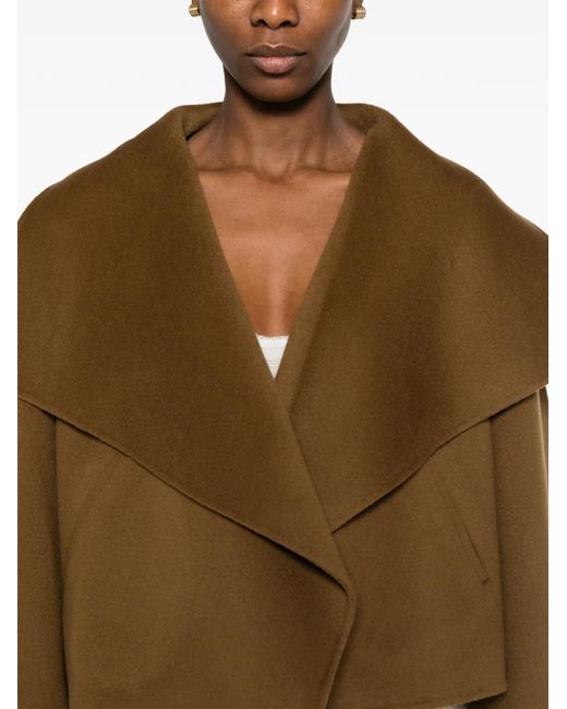 Totême Brown Signature Doublé Jacket Tobacco