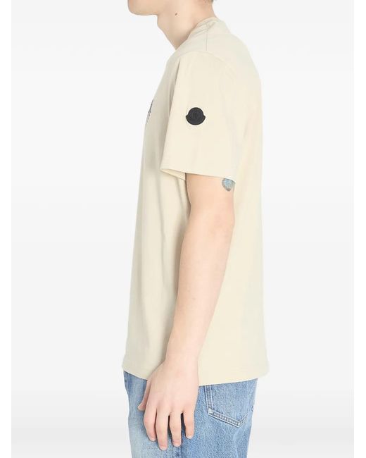 Moncler Natural T-Shirts And Polos for men