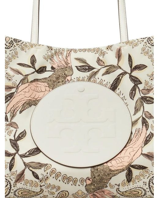 Tory Burch Natural Ella Printed Tote