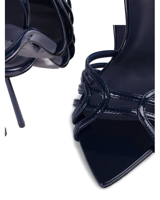 Le Silla Blue Bella Heeled Sandals