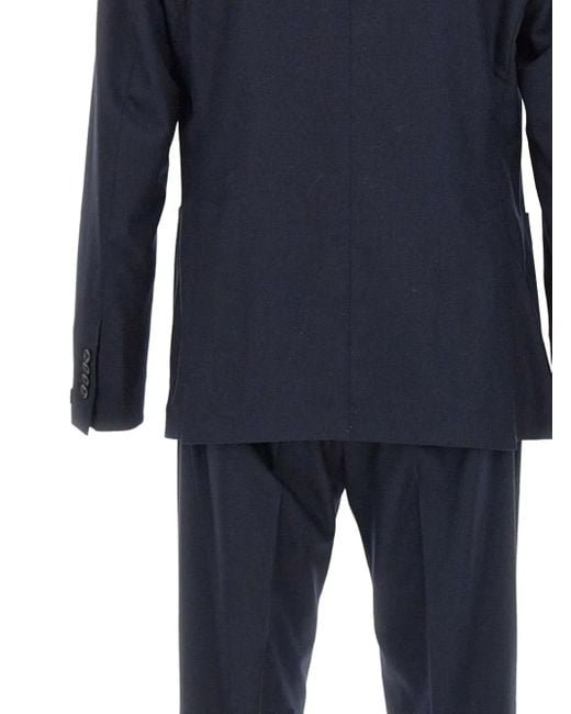 Tagliatore Blue Single-Breasted Suit for men