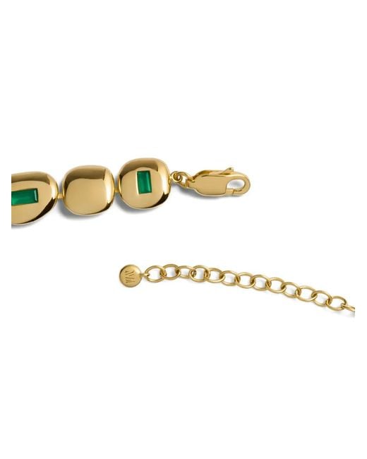 Monica Vinader Metallic Gemdrop Mosaic Onyx Bracelet