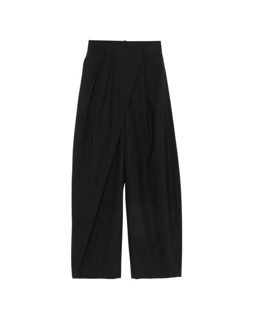 Juun.J Black Pocket Pleated Trousers