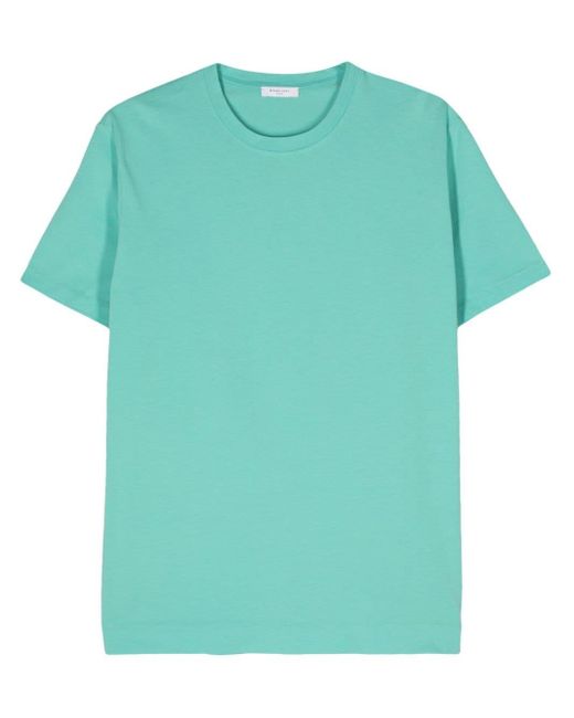 メンズ Boglioli Cotton Jersey T-shirt Green