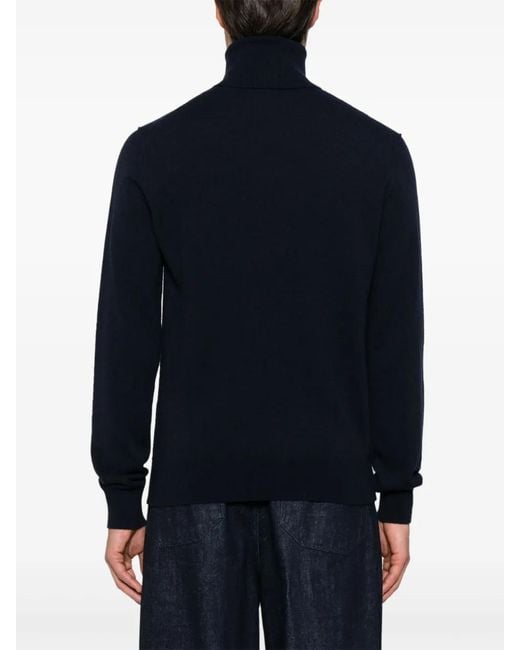 Dolce & Gabbana Black Logo-Patch Sweater for men