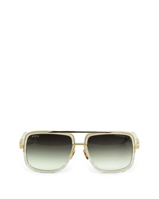 Dita Eyewear Metallic Mach-One Square-Frame Sunglasses