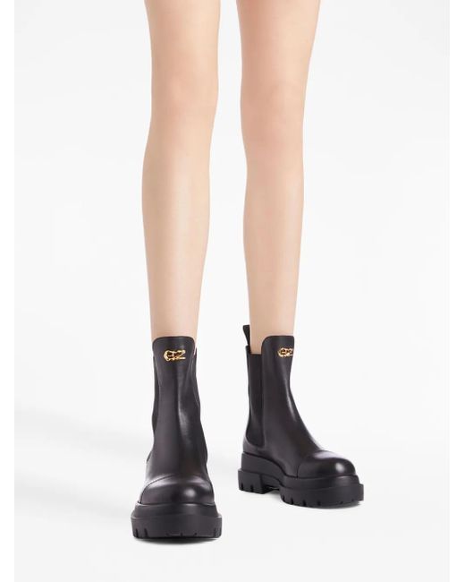 Giuseppe Zanotti Black Vichingo Bootie