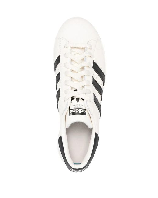 Adidas White Superstar 82 Low-Top Sneakers