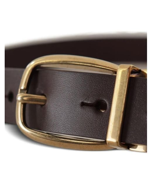 Dolce & Gabbana Black Buckle-Fastening Leather Belt for men