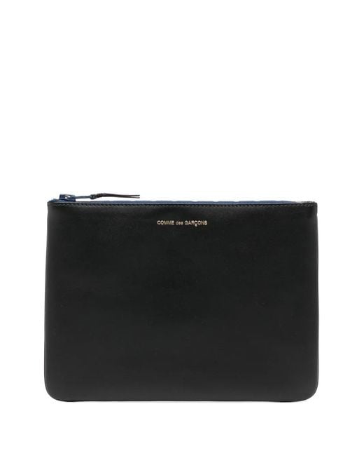 Comme des Garçons Black Debossed-Logo Leather Wallet