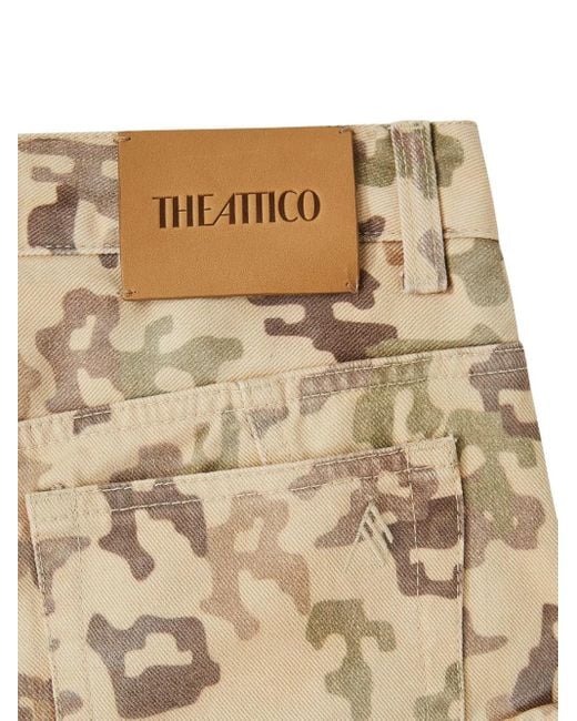The Attico カモフラージュ カーゴパンツ Natural