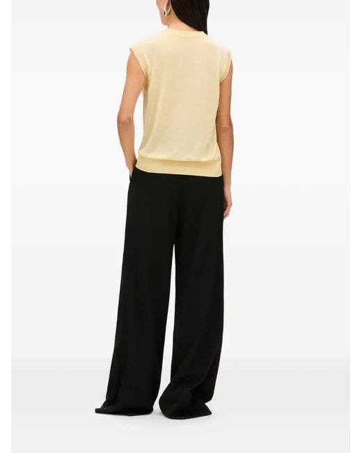 Another Tomorrow Natural Featherweight Sheer Top