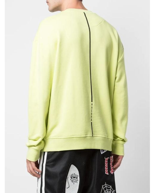 Haculla Metallic Monster Drop Shoulder Sweatshirt for men