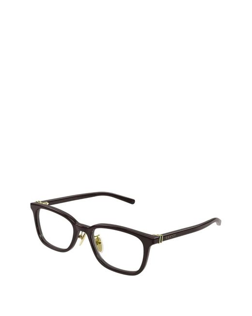 Gucci Black Browline Frames Glasses for men