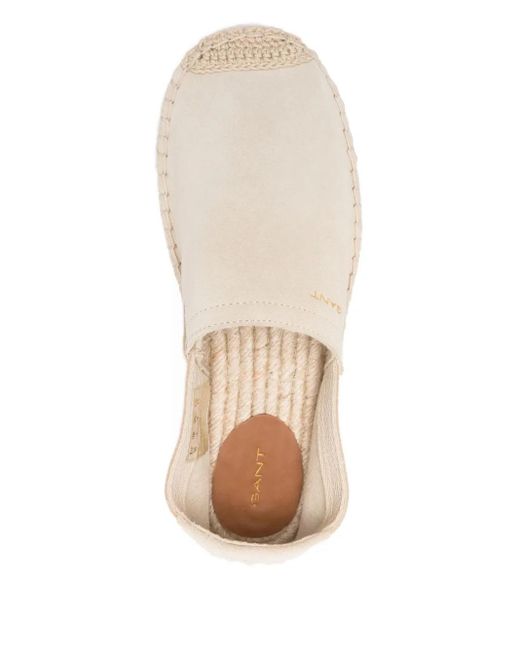 Gant Natural Flache Espadrilles Aus Wildleder