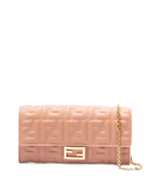 Fendi チェーンウォレット Pink
