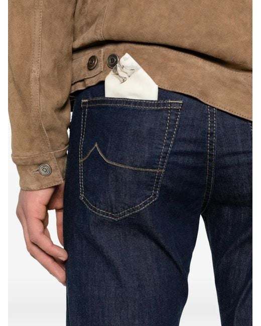Jacob Cohen Blue Nick Button-Up Jeans for men