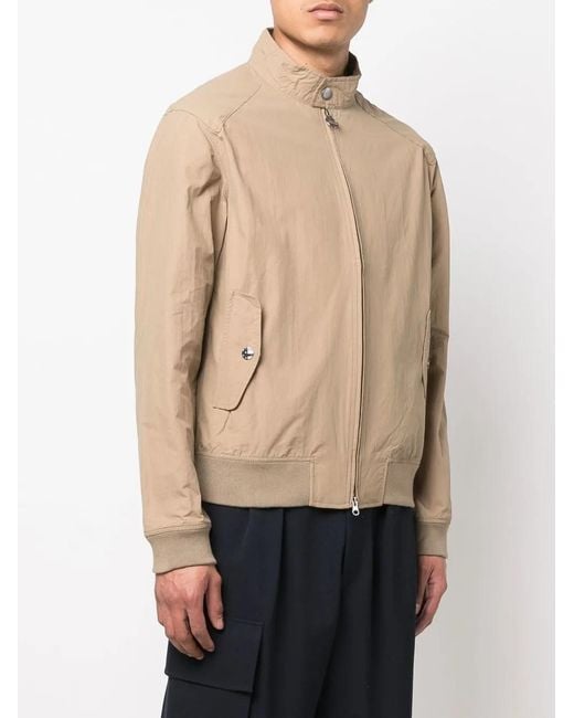 Barbour Natural Zip-Up Bomber Jacket for men