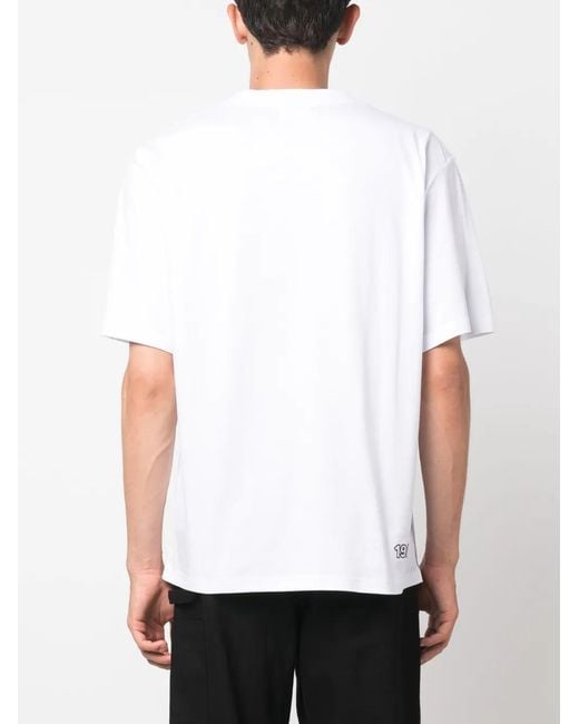 Gcds White "G" Graffiti Loose Tee for men