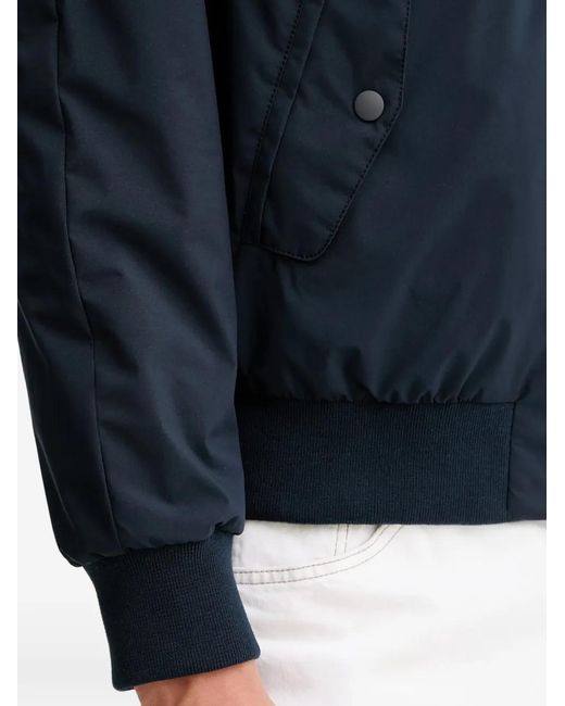 Marc O' Polo Blue Rib Trim Collar Jacket for men