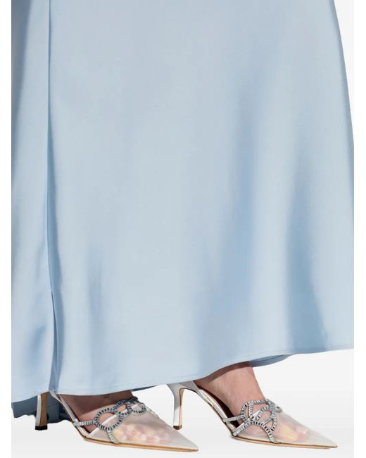 Rodo Verfraaide Slingback Pumps in het White