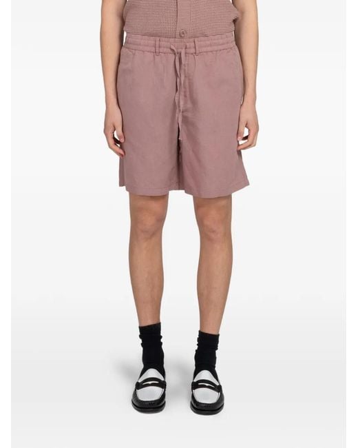 Minimum Pink Atlas Drawstring-Waist Shorts for men
