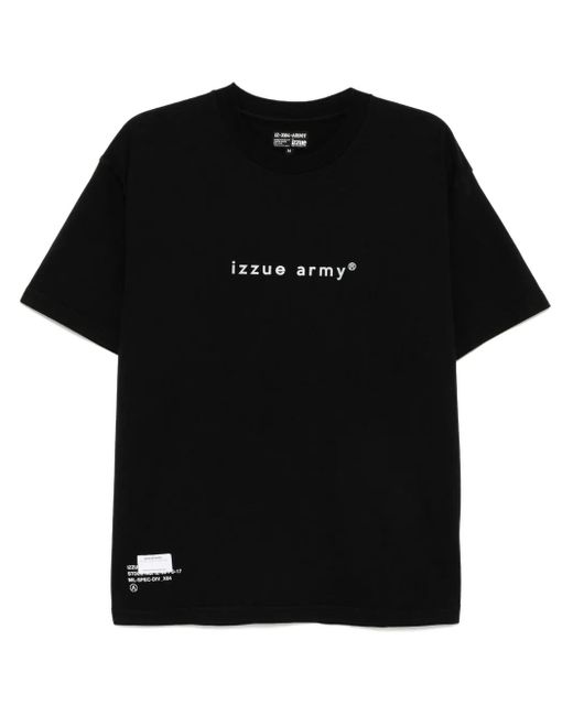 メンズ Izzue ロゴ Tシャツ Black