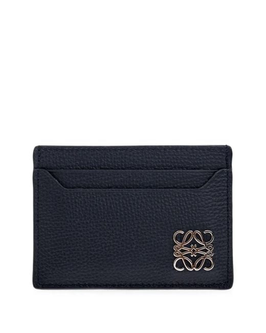 Loewe Blue Anagram Leather Card Holder