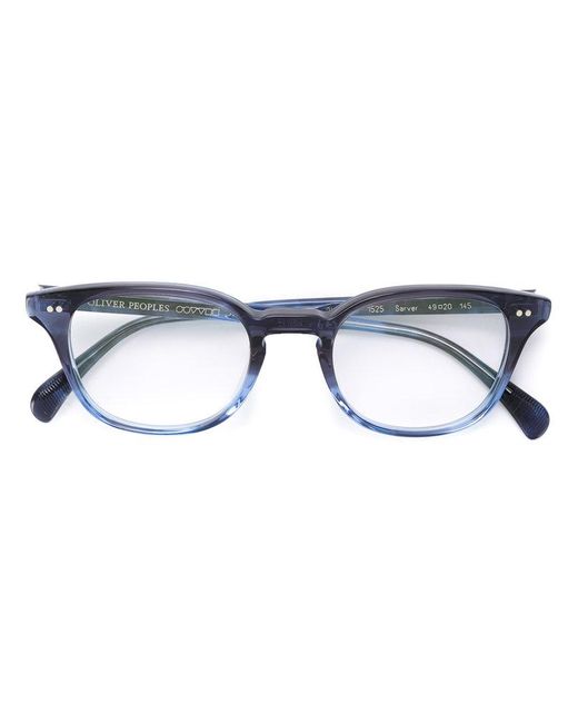 Oliver Peoples Blue 'sarver' Glasses