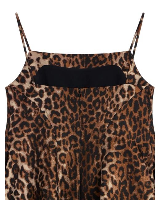 Givenchy Brown Sliced Mini Dress