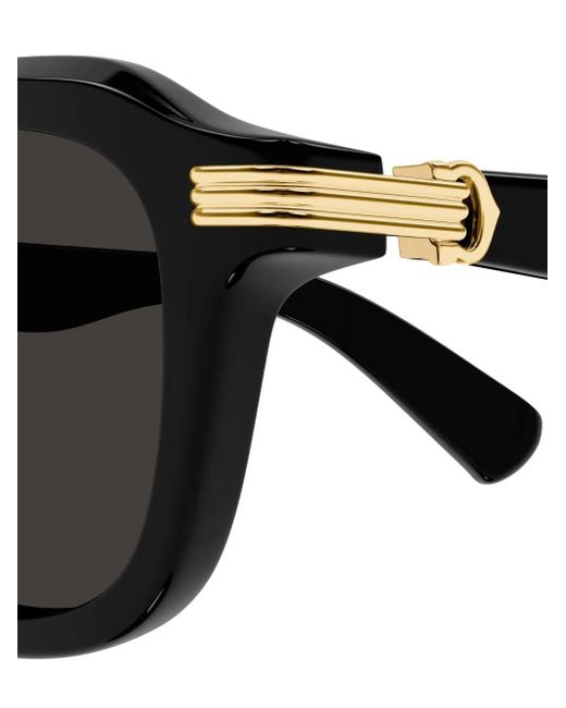 Cartier Black Square-Frame Sunglasses