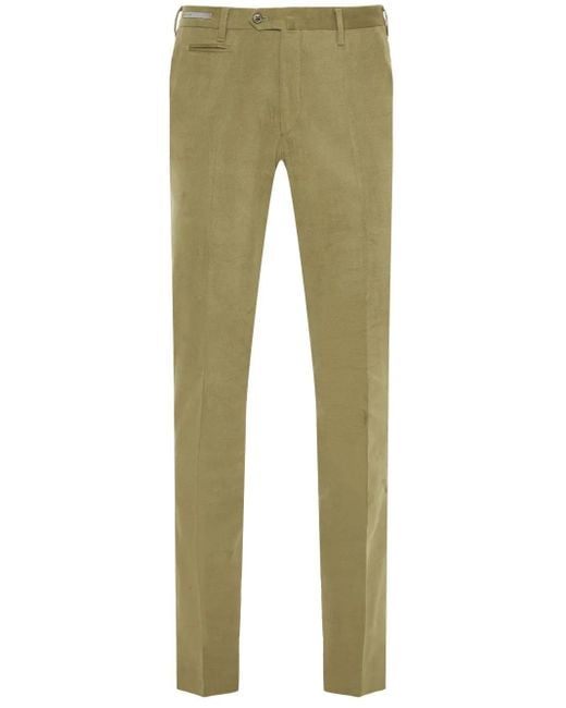 Corneliani Green Straight-Leg Trousers for men
