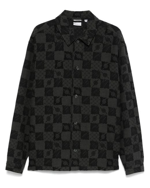 Daily Paper Black Membuti Chess Shirt
