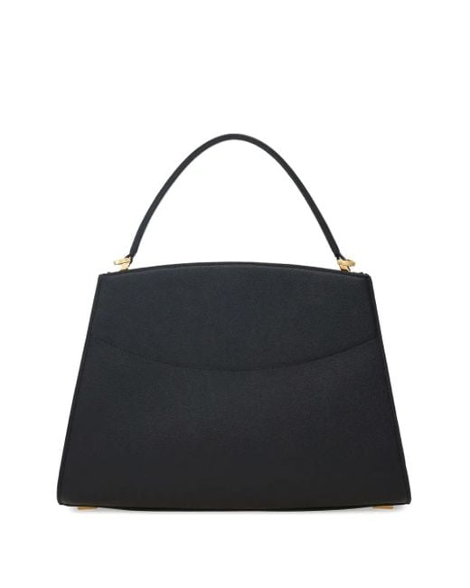 Ferragamo Black Medium Studio Box Tote Bag