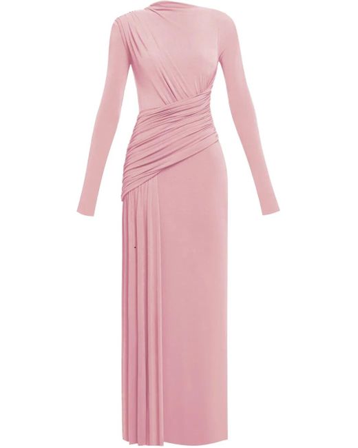 Chats by C.Dam Pink Draped Dress