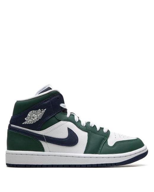 Nike Green Air 1 Mid Se Shoes