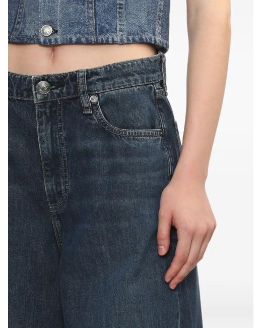 Jean Ample Sofie À Ornements Rag & Bone en coloris Blue