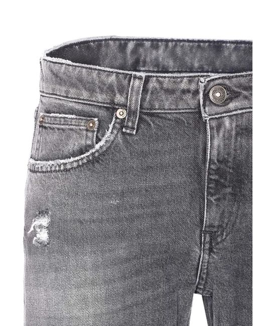 Dondup Gray Coco Five-Pocket Jeans
