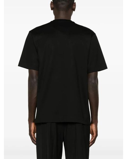 Fendi Black Roma' Print T-Shirt for men